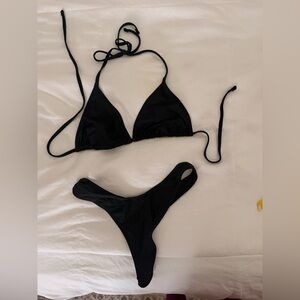 Black Bikini Set thong